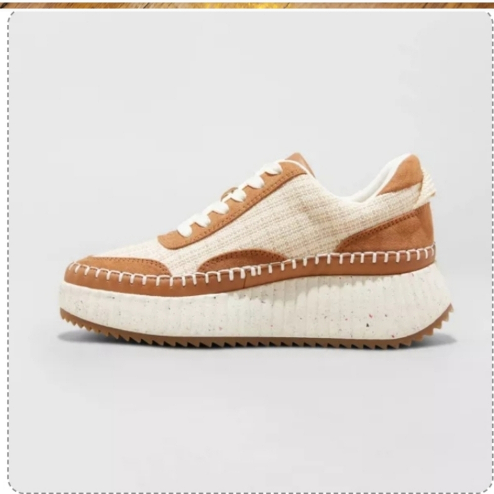 Universal Threads Perephone Tan Sneakers Size 8 - Picture 5 of 12